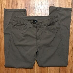 Prana Brion Slim Pants Mud 34x28